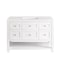 James Martin Vanities Breckenridge 48in Single Vanity, Bright White w/ 3 CM White Zeus Top 330-V48-BW-3WZ - alternate 1
